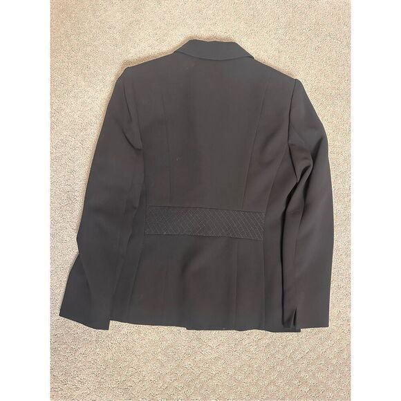 NEW Calvin Klein Suit Black Quilted Waist Blazer Pants Suit Set 4P - Picture 3 of 13